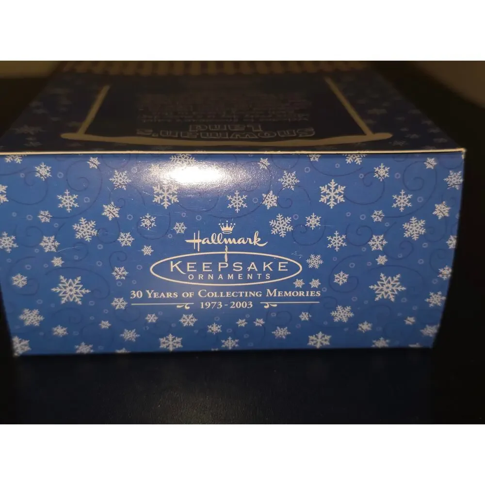 2003‎ Snowmans Land Snow Ho Ho Hallmark Christmas Tree Ornament QP1107